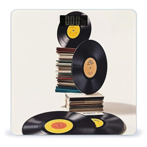 Báscula Digital de Baño Smart Vinyl Records and Tapes miniatura 1