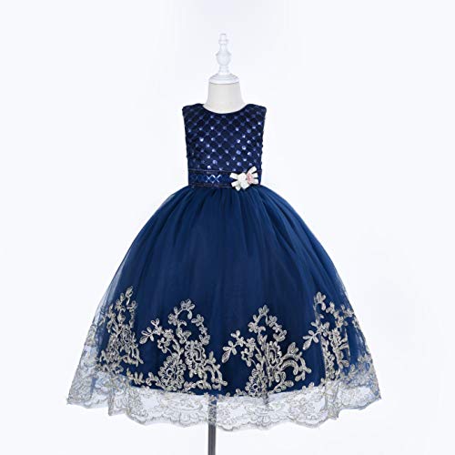 Vestido floral elegante para niñas de 4 a 12 años miniatura 2
