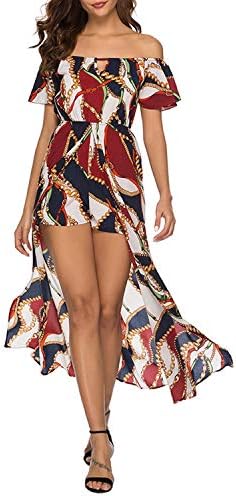Romper Split Maxi Dress VooSaa 