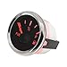 ELING 2 Inches Fuel Level Gauge 0-90ohm with Red Backlight 12V 24V for Car Tractor RV Vessels