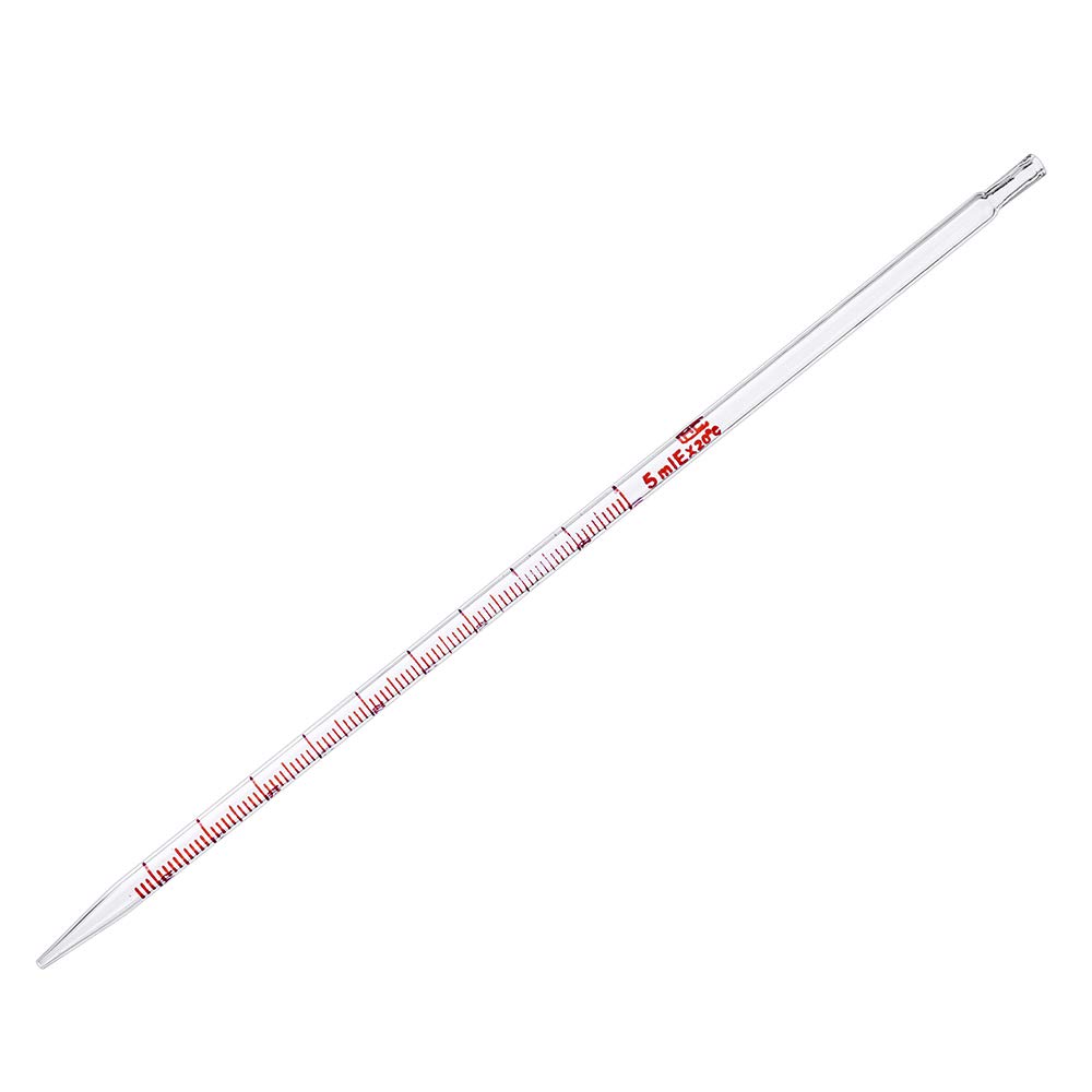 1/2/5/10 / 25Ml Pipette Longue En Verre Avec Kit De Verrerie De Laboratoire Scale - 25Ml