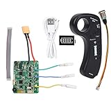 Fernbedienung für Elektrisches Skateboard, Drahtlose Fernbedienung, 24-V-Elektroroller-Controller mit 4 Rädern Electronic Governor Hub Single Drive Mini-Fernbedienung, Skateboard-Fernbedienungszubehör