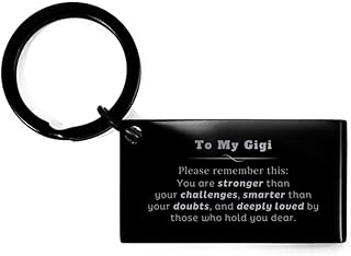 My Gigi Gift, You are Stronger than your Challenges, Gigi Keychain, Motivational Gifts for Gigi, Birthday Gigi Gifts, Christmas Idea Gifts