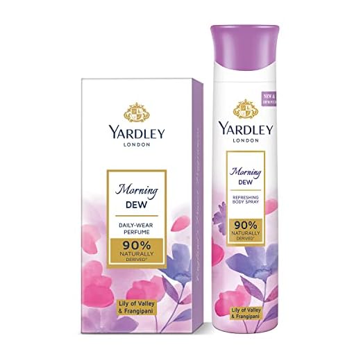 Yardley London Morning Dew Daily Wear Perfume for Women, 100ml + Yardley London Morning Dew Refreshing Deo for Women, 150ml