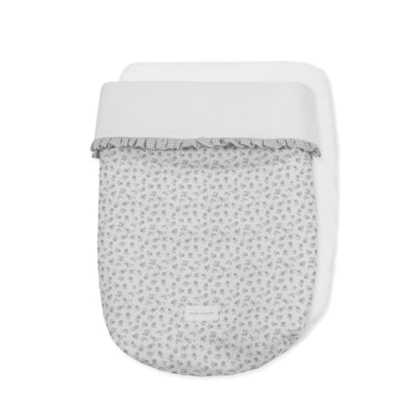SACO CUCO LITTLE BLOOM FLOR GRIS TOG 2,5 PASITO A PASITO