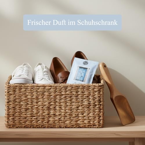 2er Set Duftsäckchen Blue Door holzig Warmer Duftbeutel mit frischer Mandarine, Zedernholz und Vetiver dekorativer Raumduft für Kleiderschrank, Bad und Wohnraum langanhaltend bis zu 4 Monate