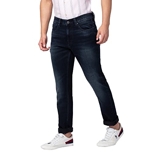 Image of Spykar Men's Rover Regular Fit Mid Rise Casual Jeans