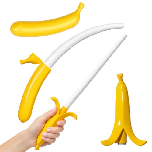 Accesorios de plátano retráctil impresos en 3D para cosplay y juegos de rol divertidos