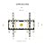 LionBeam­™ Heavy Duty Wall TV Mount 32" - 70" Screens Holds Up to 100lbs Max Vesa 400 x 400 Monitor Wall Mount TVs Mounting Bracket 0-8° Anti-Glare Tilting Low Profile TVs Wall Mount