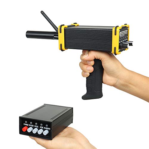 Gdrasuya10 Mini GR-100 Professional Long Range Metal Detector, High Accuracy Underground Treasure, Gold Silver Gem Diamond Finder, 30m Depth, Adults Treasure Hunters & Prospectors