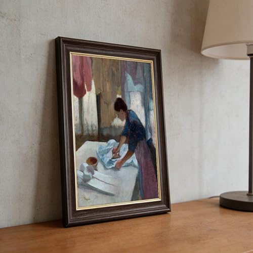 Impression sur toile Edgar Degas Repasseuse 20x30cm - 5