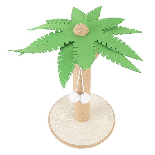 Rascador para gato vertical de sisal con estructura estable miniatura 3