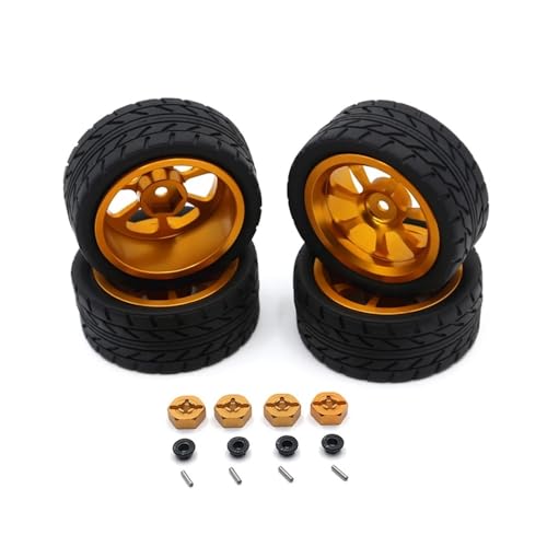 Pneus en caoutchouc de 65 mm avec jantes usinées pour modèles réduits - 5