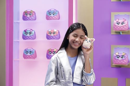 Glam Buddies OMM1523 - Bulldog Taylor, Überraschungs-Set mit Plüsch-Welpe, Handtasche und Zubehör