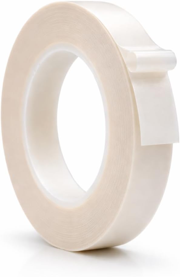 WOD SPT7A UHMW Polyethylene Transparent Film Slick Tape, 3/4 inch x 36 yd. Aggressive Adhesive - Ideal For Squeak Reduction, Drawers, and Bearings