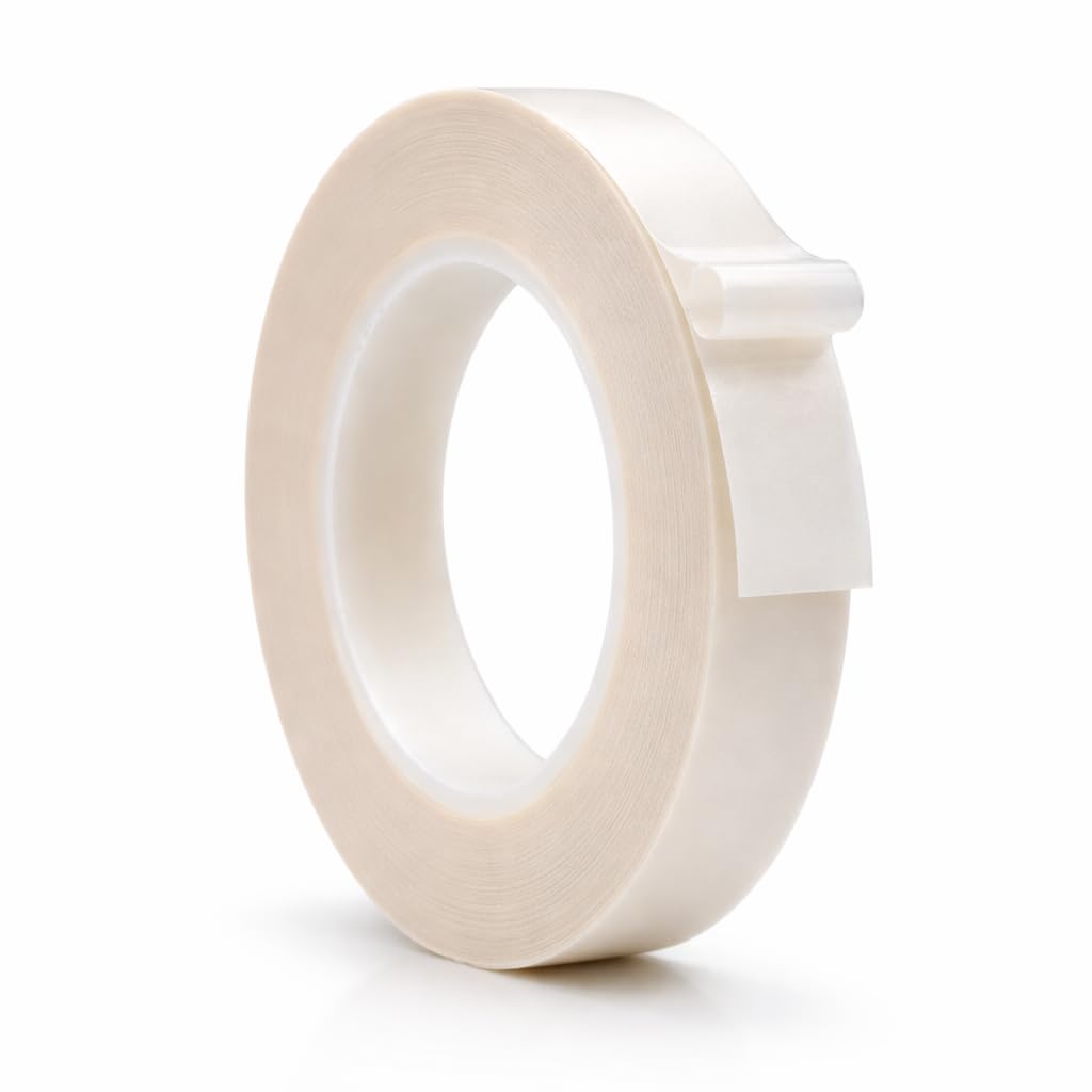 WOD SPT7A UHMW Polyethylene Transparent Film Slick Tape, 1/2 inch. x 36 yd. Aggressive Adhesive - Ideal For Squeak Reduction, Drawers, and Bearings