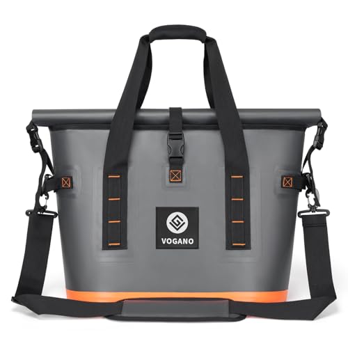 Image of Vogano 40 Can Soft Cooler Bag - Insulated Leak-Proof Large Cooler Bag with Roll-Top Waterproof Seal | Portable Ice Chest for Camping, Beach, Travel, Picnics | 24HR Cold Retention