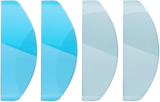 4 PCS Helmet Visor Anti-Fog Film & Rainproof Film for MT Jarama SV, Clear Anti Fog Film Interior Exterior Patch, Helmet Shield Films, Clear Vision,B