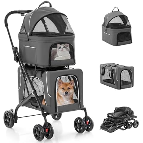 Giantex Double Pet Stroller Cover