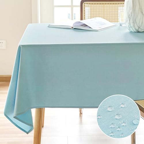 Image of AUSSPVOCT Textured Table Cloth Rectangle 60x120 Inch for Home Kitchen Decor