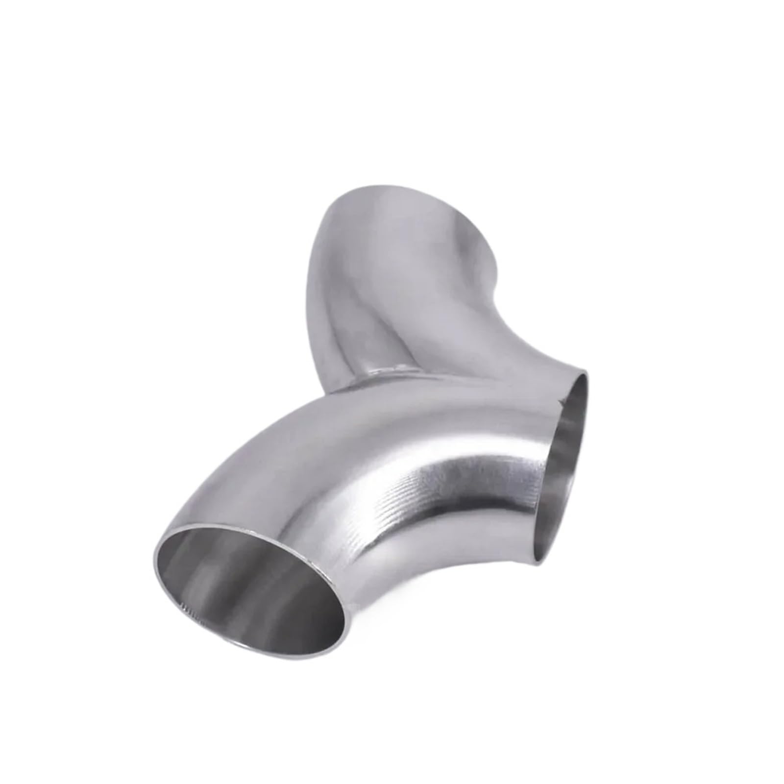QWZTAEOZA 1pcs 51mm 2in Pipe 19-104mm OD Butt Weld Y-Shaped 3 Way Elbow SUS304 Pipe Fitting Splitter Beer Wine(102mm OD)