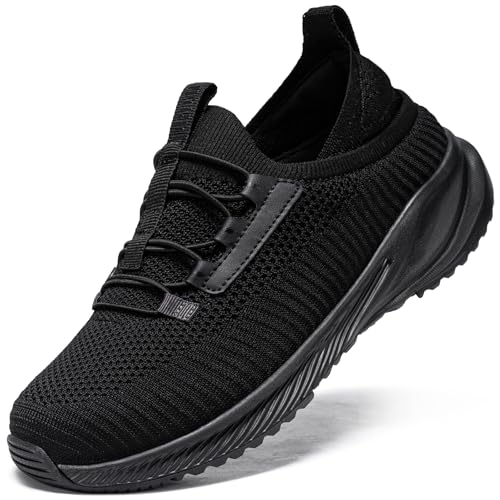URDAR Mens Slip On Sneakers Outdoor Running Shoes Comfortable Athletic