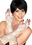 Forum Novelties White Lace Gloves One Size