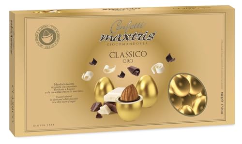 CONFETTI MAXTRIS CIOCOMANDORLA CLASSICO ORO Gr.500