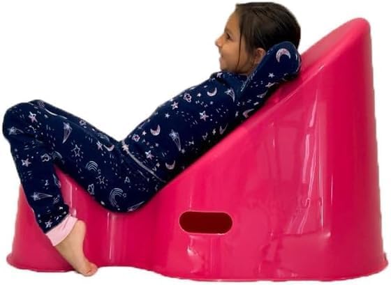 Tum&Bum Kids Angled Sleeper for Elevated Support, Cozy Rest & Improved Night time Comfort – Gentle Slope - Pink