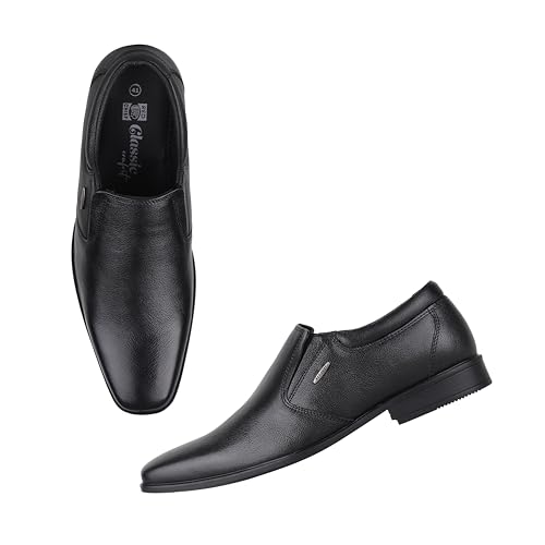 Image of Red Chief Genuine Leather Formal Slip On for Men | Pull-On Shoes for Men | RC3974LR