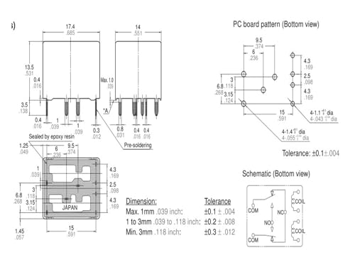 Relais ACT212 commutation precise a 8 broches haute performance - 3