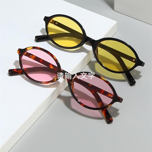 Luxury Small Frame Oval Sunglasses Women for Men Vintage Punk Popular Outdoor Travel Uv3