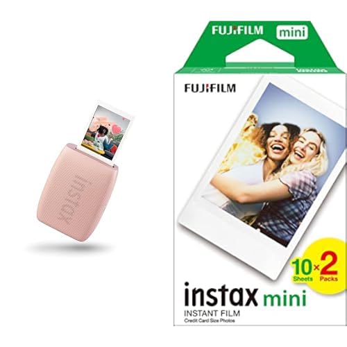 stampante fujifilm mini link 3 rose pink con 20 film mini