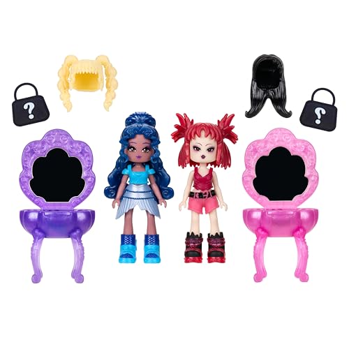 Royale High Surprise Vanity 2-Pack - (2) Series 2 Dolls, (2) Vanities, (2) Additional Wigs, and (2) Mystery Items - Virtual Item Code Included - Ages 5+