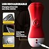 YcsLust Elektrischer Masturbator Penistrainer Penis Vibrator Mit 9 Vibrationsmodi, Masturbieren wasserdicht Masturbatoren Taschenmuschi,Stroker Training Automatischer Elektrischer Masturbator #5
