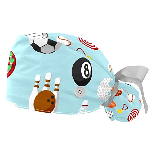 Casquettes de travail ajustables avec motif sport et anti-transpiration