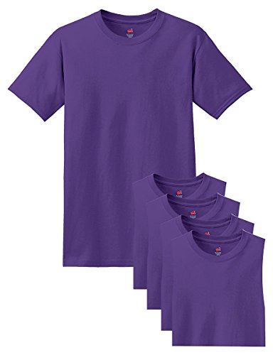 Hanes Ultimate Men's 5-Pack Tagless ComfortSoft Crewneck T-Shirt