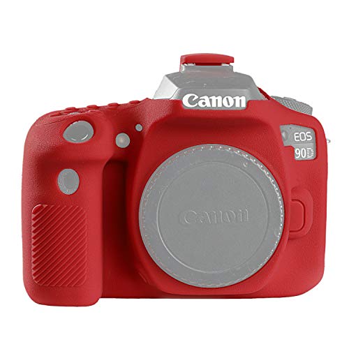 Funda para Cámara Canon EOS 90D de Silicona Roja