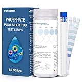 Phosphate Test Kit for Pool：50 Strips Phosphate Test Kit for Hot Tub Swimming Pool Spa Water Testing