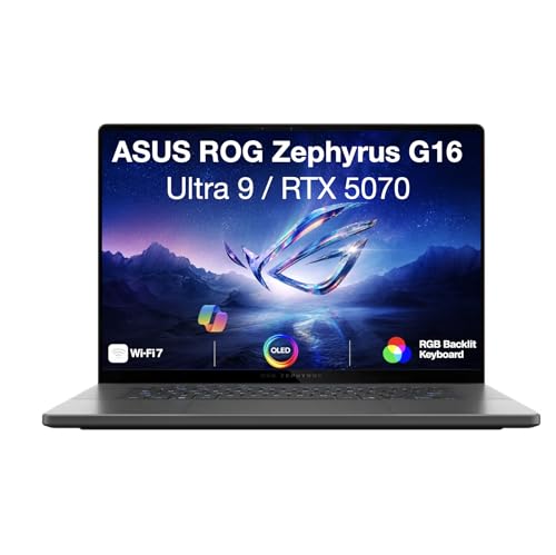 Image of ASUS ROG Zephyrus G16 Gaming Laptop 16.0 inch 2.5K 240Hz OLED Nebula Display
