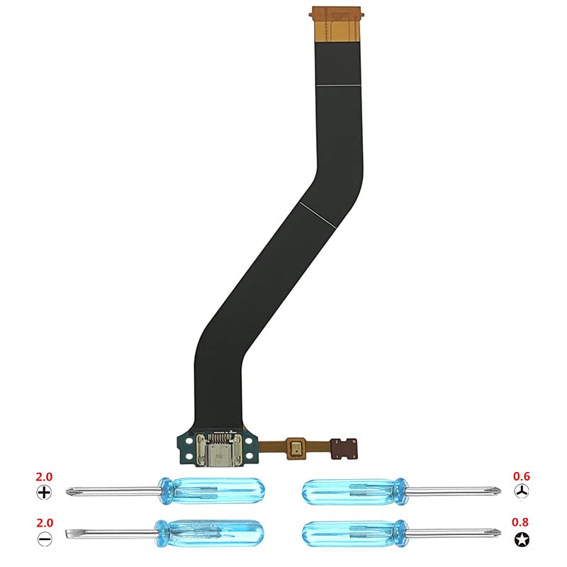 iYAiYO Conector Dock Flex Cable Compatible con Samsung Tab 4 10.1 SM-T530 Puerto de Carga Conector...
