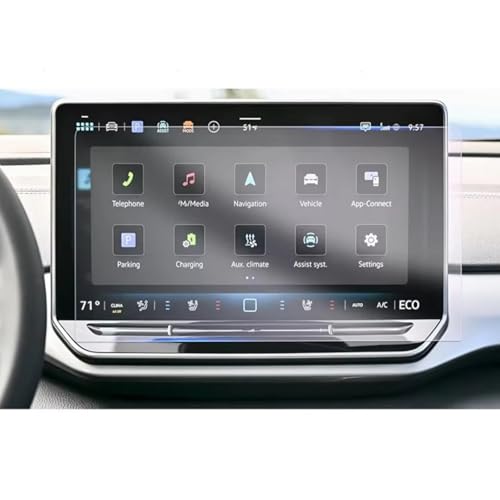 Film protecteur d'écran en verre trempé pour GPS de voiture VW Golf 8 R écran 12,9 pouces anti-rayures