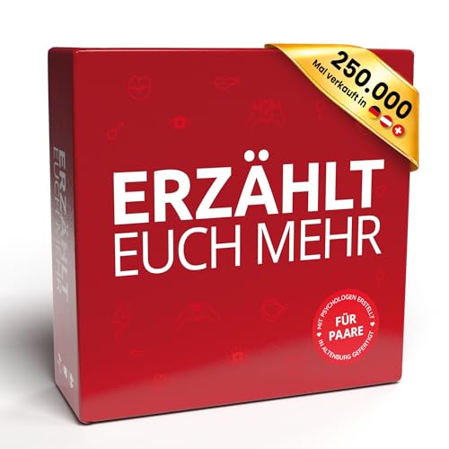 Simon & Jan Spiel für Paare – ERZÄHLT EUCH MEHR - Geschenk für Partner - Gesellschaftsspiel...