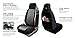 FH Group All Purpose Flat Cloth Car Seat Covers for Bucket Seats, 2 Piece Universal Fit, Washable Seat Covers for SUV, Sedan, Van - Front Set Gray