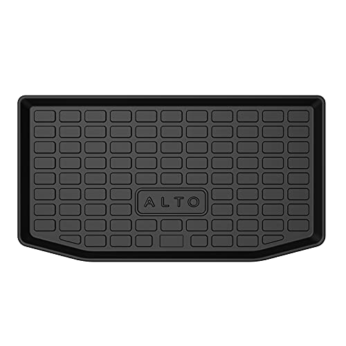 Image of GFX tpv Trunk Boot Dicky Mat Rear Mats (After-Market) Compatible with Alto K10 (2014-2021) Black