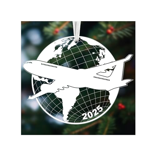 Airplane Christmas Ornament 2025, Aviation Gifts for Pilot,...