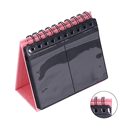 Tenpac Desktop-Fotoalbum, tragbares 3-Zoll-Fotoalbum für Fuji(Rosa) – Bild 3