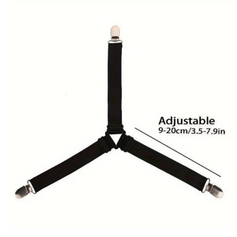Clip for Lenzuola in Metallo e Fascia Elastica