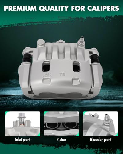 Image of SCITOO Front Right Brake Caliper With Bracket 19B2682 Compatible For Saab 9-2X 2005-2006 For Subaru Impreza 2002-2016 For Subaru Legacy 2003-2004