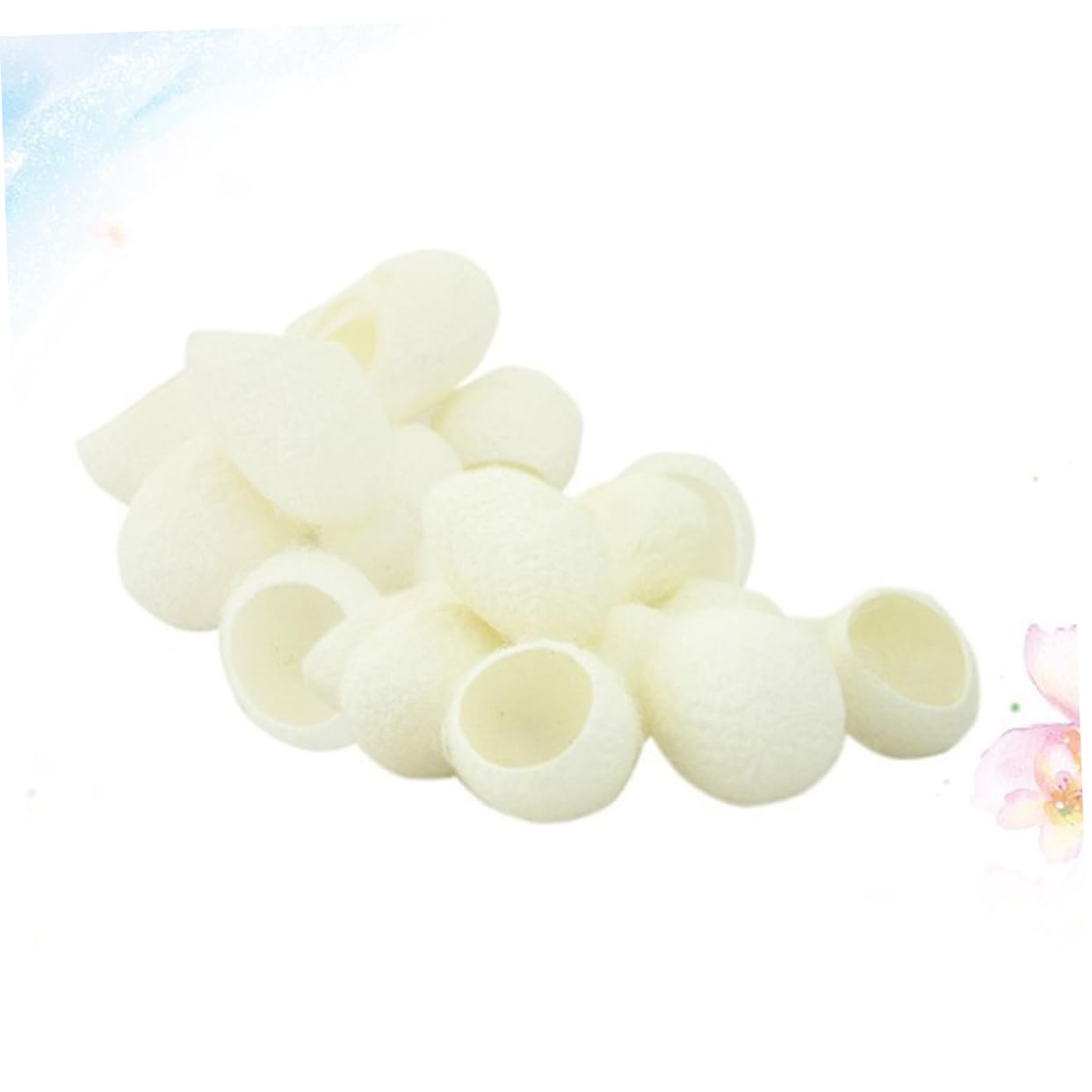 3 Sets Gesichtsreinigung Gesichtspeeling Peeling Naturseide Schönheitspflege Reinigung Seide Mitesser Entfernung 200 Stück * 3